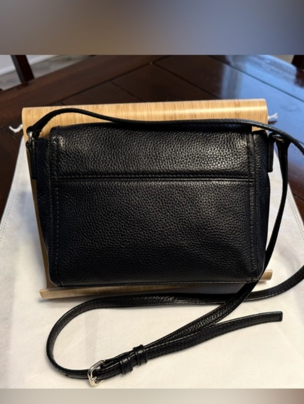 Kate Spade Pebbled Leather Crossbody -Black - Picture 2 of 9